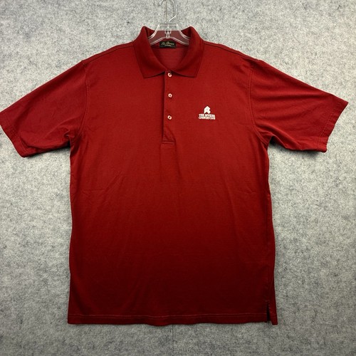 Riviera Country Club Polo Shirt Mens L Red Golf Collection Embroidered - Picture 2 of 10