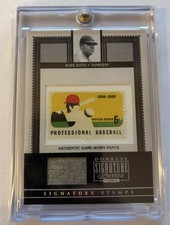 2005 Donruss Signature Series Signature Stamps Game Worn Pants /40 Babe Ruth