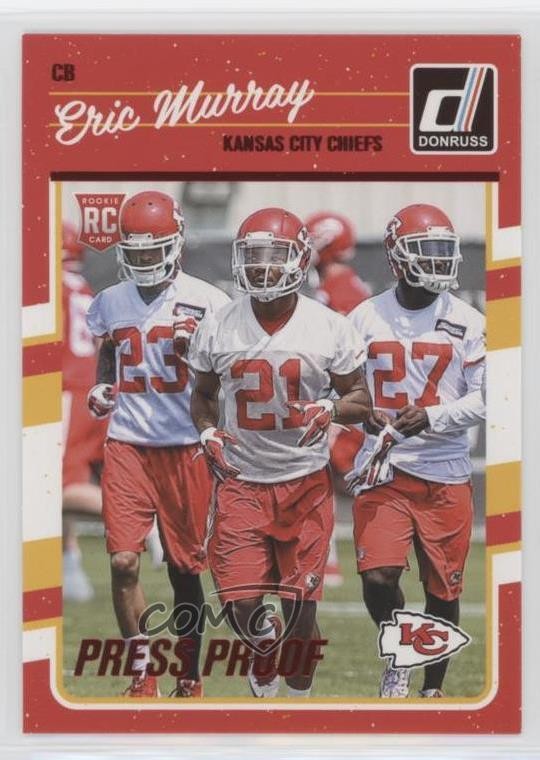 2016 Donruss Rookies Press Proof Red Eric Murray #316 Rookie RC 00jz