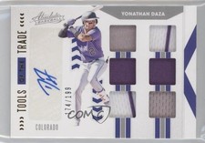 2020 Absolute Tools of the Trade 6 Swatch Signatures /199 Yonathan Daza Auto 0b2