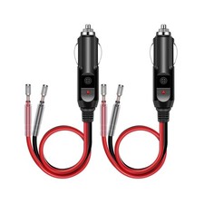 Yonhan Cigarette Lighter Male Plug 12v Fused Replacement 2 Pack Male Cigarette Yonhan Cigarette Lighter Male Plug 12v Fused Replacement 2 Pack Male Cigarette
