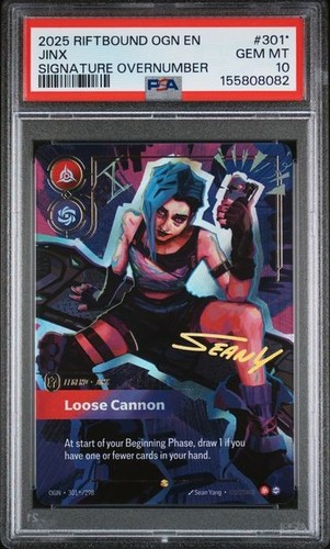 Jinx, Loose Cannon graded PSA 10 for sale on eBay