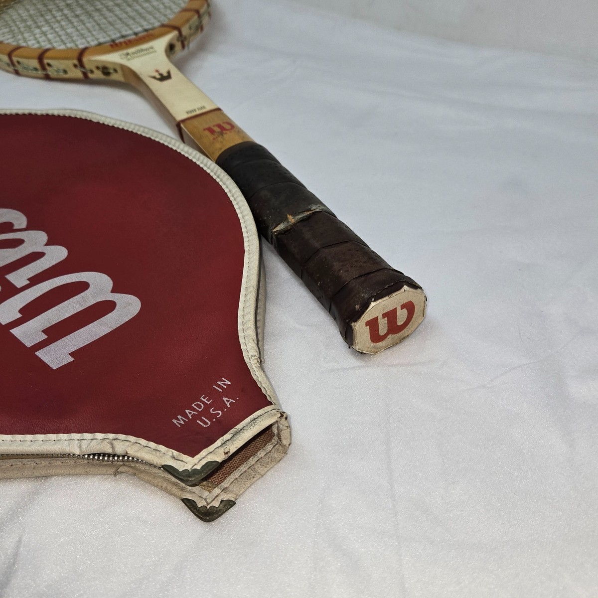 Raquette Tennis Vintage Wilson Jack Kramer Autograph - Bois, Fabriquée USA