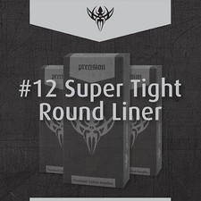 Precision Needles, Tattoo Needles 12 0.35mm Super Tight Round 12 3 Point