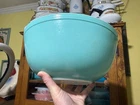 pyrex robin egg blue mixing bowls 404