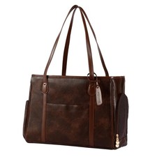 Stylish Dog Purse Carrier, Leather Pet Carrier Bag for Small Dogs Cats Puppy,...