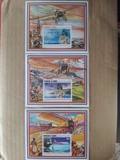 Djibouti Louis Blériot MNH neuf PA208 209 210 1984 Bloc Luxe IMPERF ND