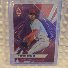 2021 Panini Phoenix Shohei Ohtani #15 Purple Velocity Case Fresh Angels MVP MOJO