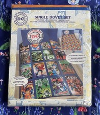 DC Comics single duvet new Superman Batman Justice League Wonder Woman