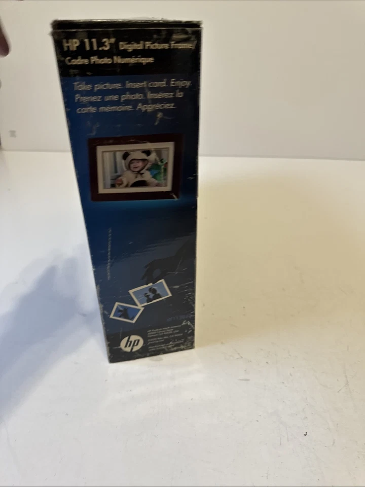 HP 11.3" Digital Picture Frame Brown 128 MB Remote Control Do-1-130a4  Open Box - Image 2 of 4