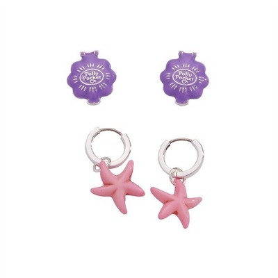 Alex and Ani Polly Pocket  Limited Edition Pool Party Earring S/2 AL260270SPTT