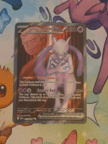 Pokémon TCG Team Rockets Mewtwo EX 213/182 Destined Rivals Mint Condition
