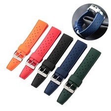 Premium Silicone Rubber Watch Strap Compatible with Samsung Huawei Fitness Wear