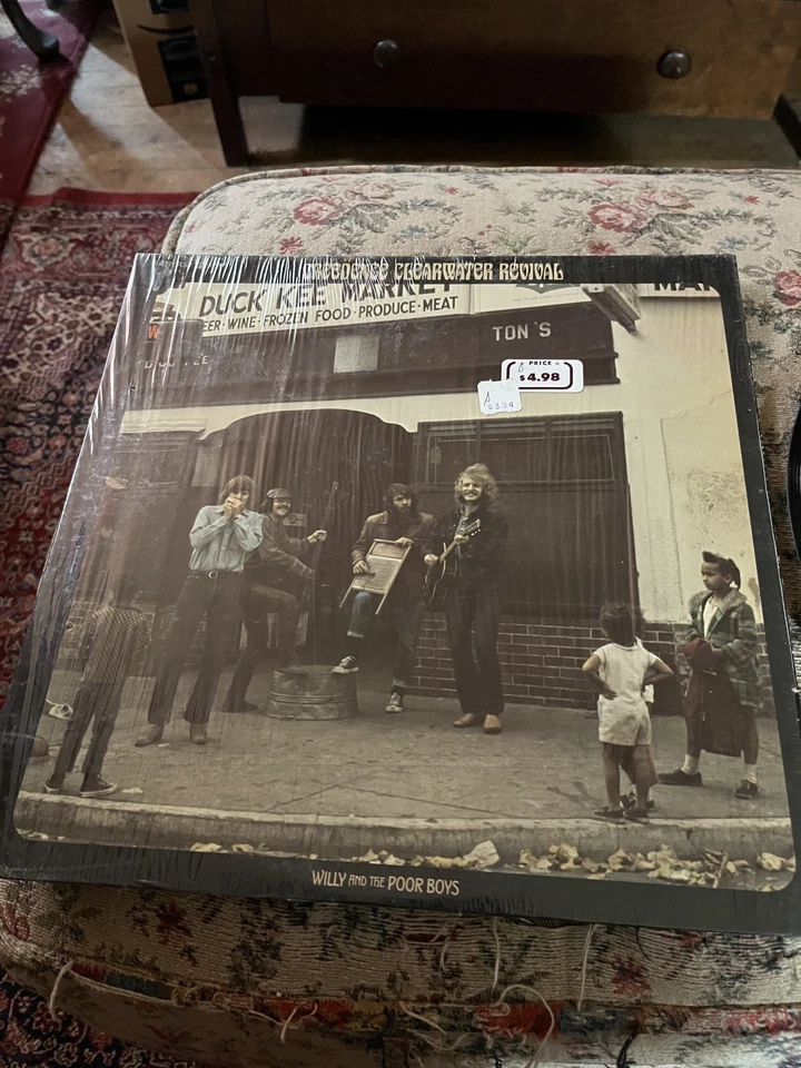 CREEDENCE CLEARWATER REVIVAL:Willy & The Poor Boys-U.S. LP 69 Fantasy 8397 - Image 4 of 4