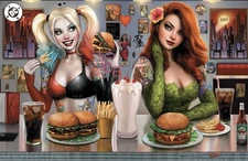 🔥 HARLEY QUINN #49 SZERDY Calgary Fan Expo Virgin FOIL Variant D LTD 1000