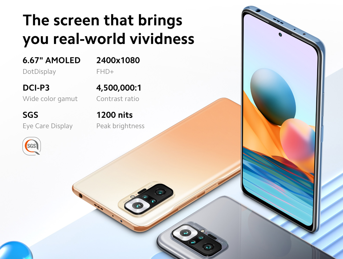 Xiaomi Redmi Note 10 Pro - 128 GB - Gray (Unlocked) for sale