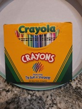 2002 Vtg Crayola Crayons 64 Built-In Sharpener. New In Box.