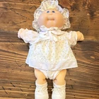 Cabbagepatch Kids Vintage 1982 Baby blonde hair blue eyes CPK Signed