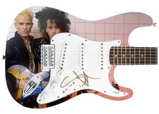 Steve Stevens Signed 1/1 Custom Graphics Billy Idol Guitar ACOA