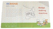 DCBadge DC-109 58mm Green Badge Making Machine Kit  NEW