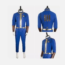Carnival Suit Vault 111 Refuge Dweller Cosplay Costume unisex Halloween Jumpsuit