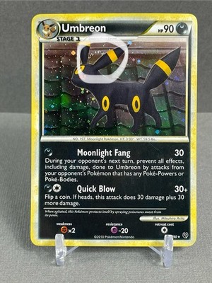 ポケモンカード Umbreon-Holo 2010年 #037 Umbreon 10/90 Holo Rare HGSS Undaunted Pokemon Card 2010 - Swirl