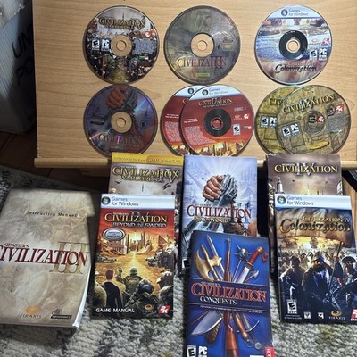Sid Meier's Civilization 4 3 CD Book Lot | eBay