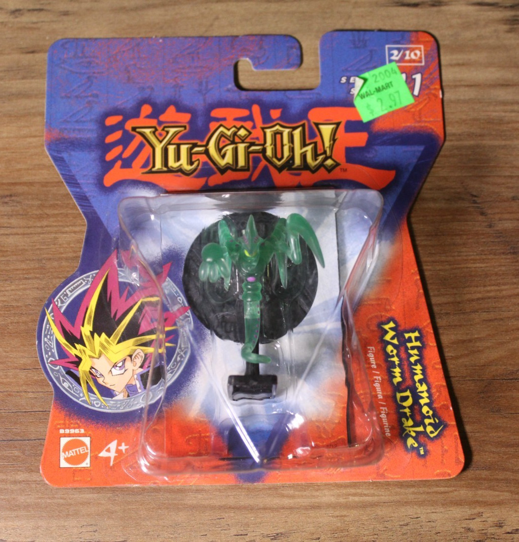 YUgioh HUMANOID WORM DRAKE Mini Figure SERIES 11 Mattel -nip/sealed