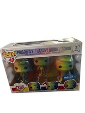 Paquete de 3 figuras Funko Pop Heroes DC Comics Pride Poison Ivy Harley Quinn Robin