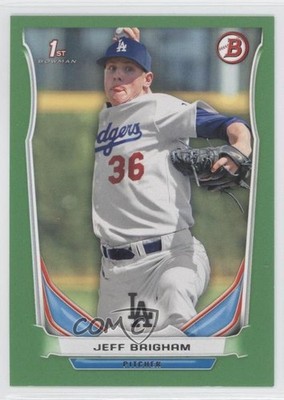 2014 Bowman Draft Green 26/75 Jeff Brigham #DP66 1b8