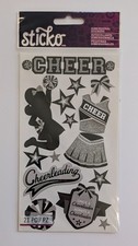 Cheerleading Cheerleader Scrapbooking Stickers By Sticko