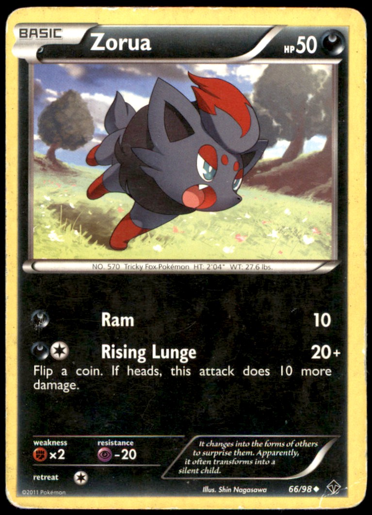 Zorua 66/98 Emerging Powers Regular HP Pokemon TCG