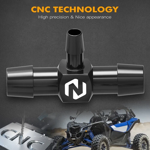 NICECNC Coolant Line Hose T-Fitting Connector For Can-Am X3 Maverick 2017-2023 - 隨ャ 5 蠑/蜈ア 9 蠑