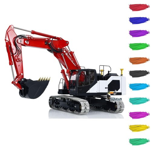 LESU Metal 1/14 LR945 Hydraulic RC Excavator Assembled 3-arm Diggers w/ Motor - Picture 1 of 22