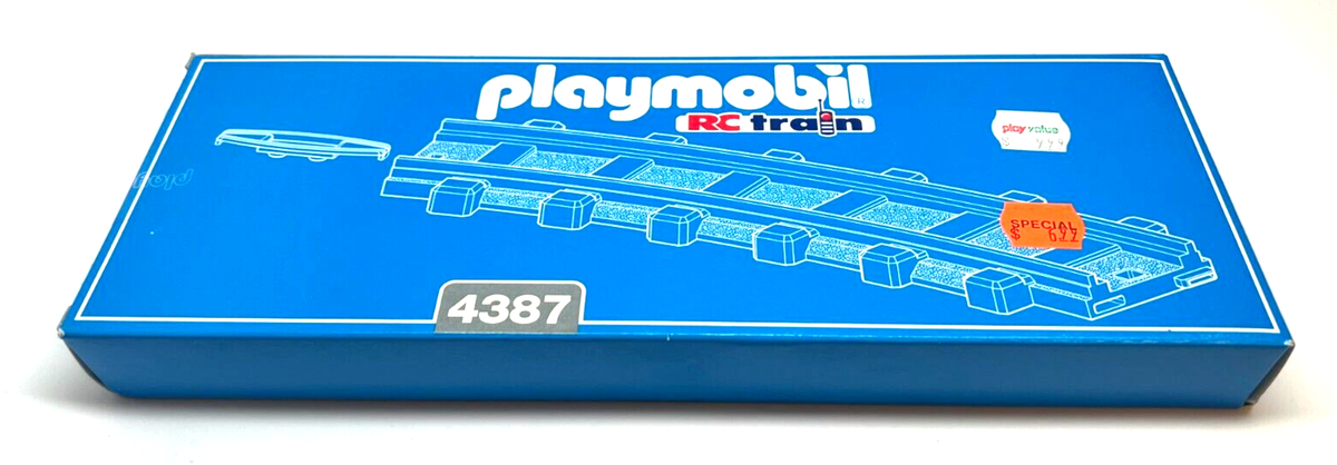 Rails Playmobil Pour Train RC – 2 Droits Avec Attaches, D'occasion
