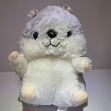 Hamster Plush Stuffed Animal Grey White 8" Nanco Free Shipping