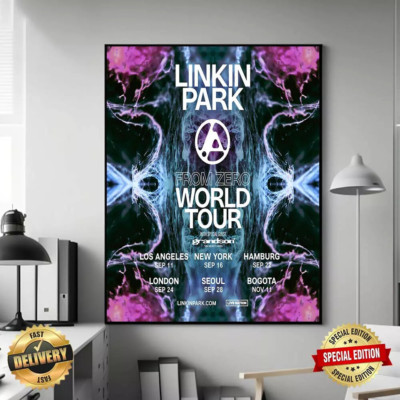 (新品) LINKIN PARK FROM ZERO WORLD TOUR Linkin Park From Zero World Tour 2025 Png - Free Download