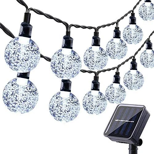 Product Image for Solar Garden Lights Outdoor 36ft 60 LED Solar String Lights Waterproof Solar ...