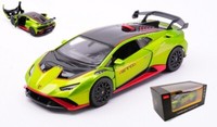 Rastar 1/32 Lamborghini Huracan Sto C/Sound GrÜN Statisches Modell Diecast