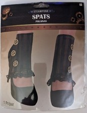 Adult Women Costume Accessory STEAMPUNK SPATS Pair NEW One Size Footwear Toppers