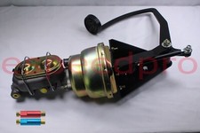 1955-1959 Chevy Truck 7 Power Brake Booster Kit W Black Pedal Disc Drum Valves 1955-1959 Chevy Truck 7 Power Brake Booster Kit W Black Pedal Disc Drum Valves