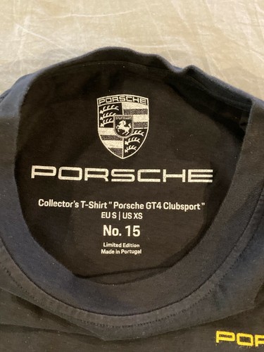 PORSCHE SELECTION'S GT4 CLUBSPORT T-SHIRT W/COLLECTORS TIN NO. 15. ALL SIZES!! - Picture 4 of 13