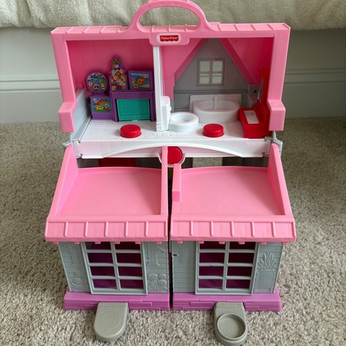 Fisher-Price Little People Big Helpers Home 2017 Playhouse Mattel w Sounds WORKS - Picture 6 of 11