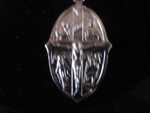 Medal With Chain Crucifix Madonna Holy Spirit Japan I am Catholic - Picture 3 of 7