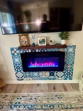 Peel and Stick Floor Tiles Stickers, 20 pcs 8 x 8 Adhesive Backsplash Tile