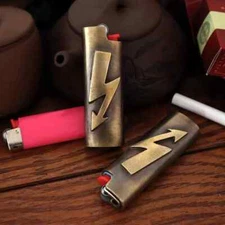 1 Pc Pure Copper Lighter Case Cover Fits Bic Lighter J3 Retro Lighter Case Cover