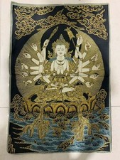 36 Tibet Tibetan Cloth Silk Buddhism Maha Cundi Bodhisattva Tangka Thangka Mural