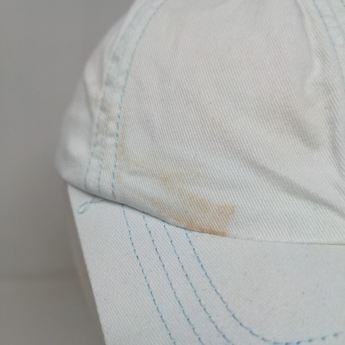 Polo Ralph Lauren donna cappello slideback bianco taglia OS 4-6X logo ricamato - Foto 3 di 9