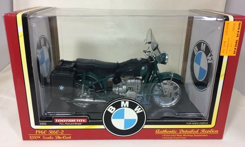 TootsieToy 1960 BMW R60/2 in grün mit Zubehör 3303 Neu im Karton 1:10 - Bild 3 von 7