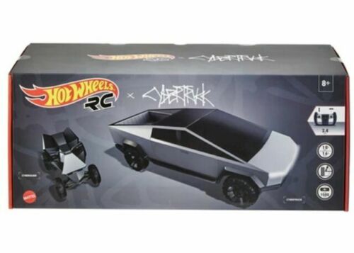 Kit RC Hot Wheels Tesla Cybertruck et Cyberquad 1:10 - Argent (GYD25) - Photo 1 sur 1